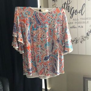 Cable and gauge women’s shirt. Size L